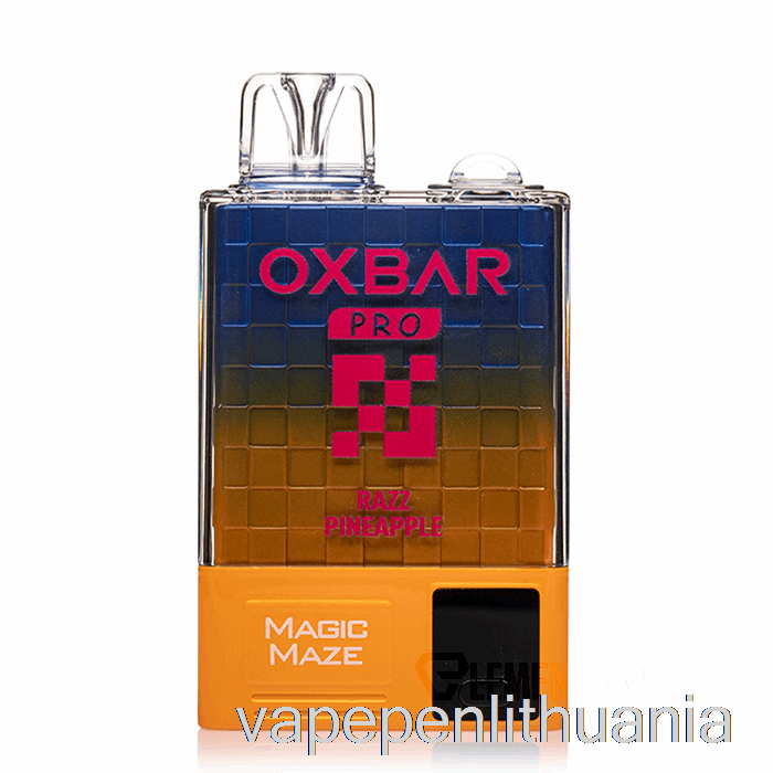 Oxbar Magic Maze Pro 10000 Vienkartinis Razz Ananasų Vape Skystis